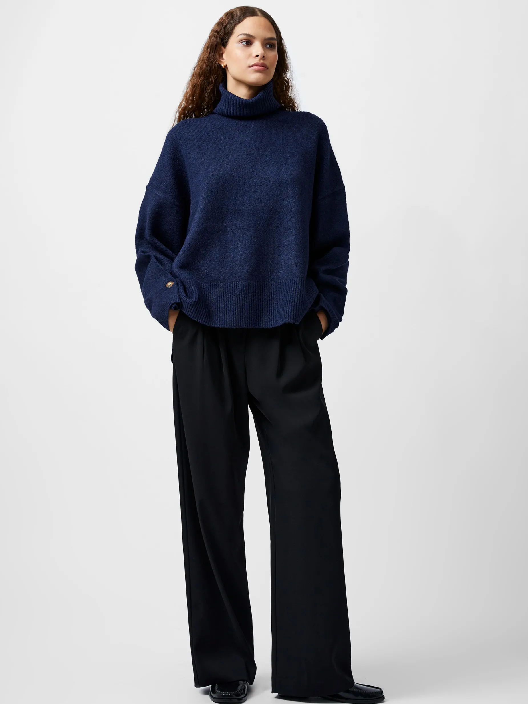 French Connection Jumpers & Cardigans-Kezia Recycled Roll Neck Jumper
