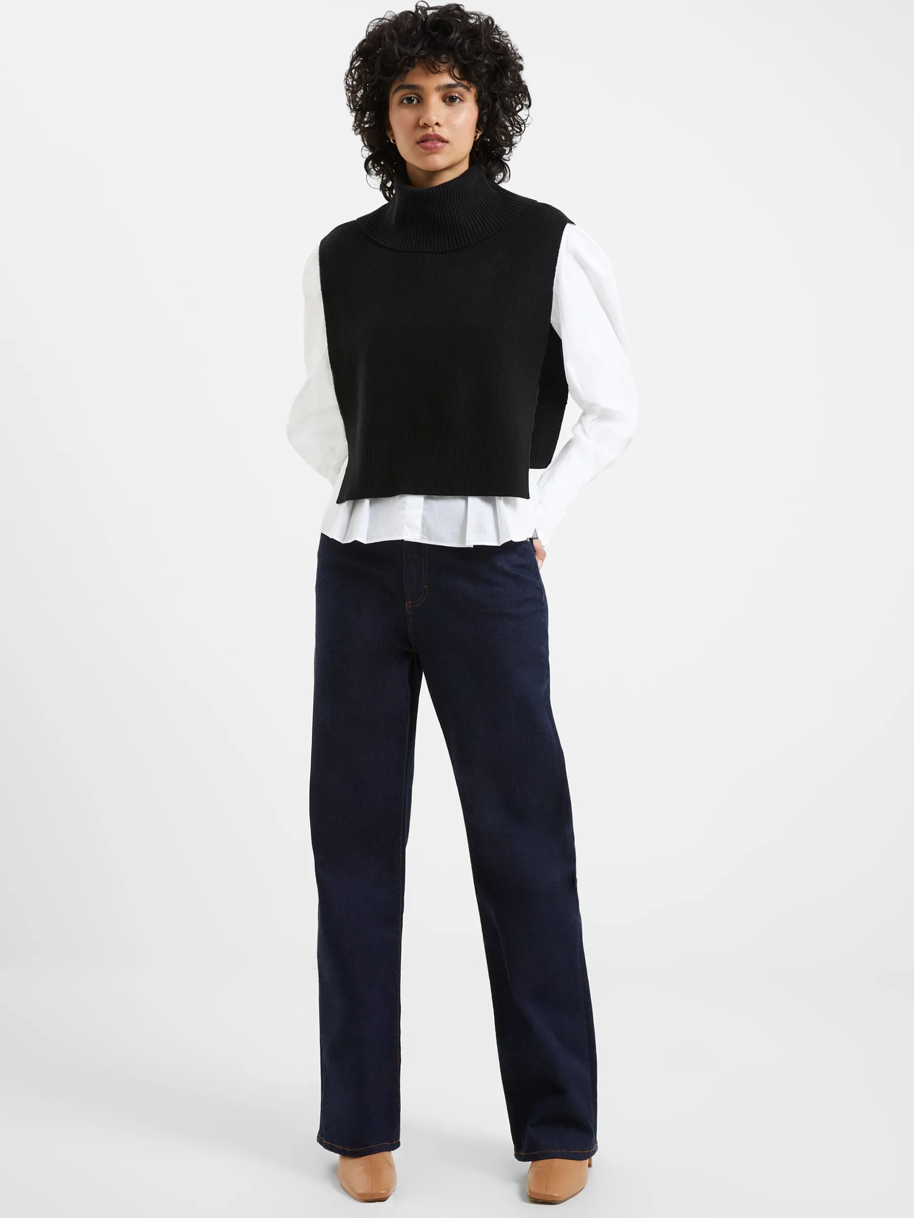 French Connection Scarves-Knitted Cloak