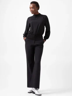 French Connection Tops-Krista Knit Long Sleeve Stand Neck Top