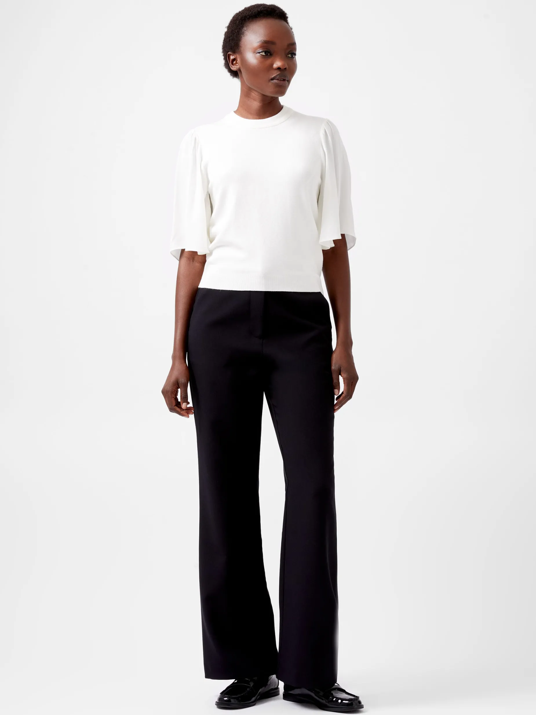 French Connection Jumpers & Cardigans-Krista Knits Flared Sleeve Jumper