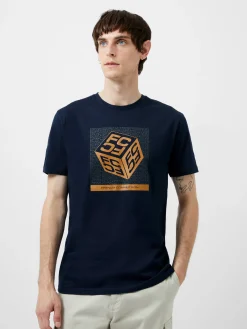 French Connection T-Shirts & Polo Shirts-Large Dice Organic Graphic T-Shirt