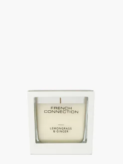 French Connection Home Accessories-Lemongrass & Ginger Signature 200g Candle