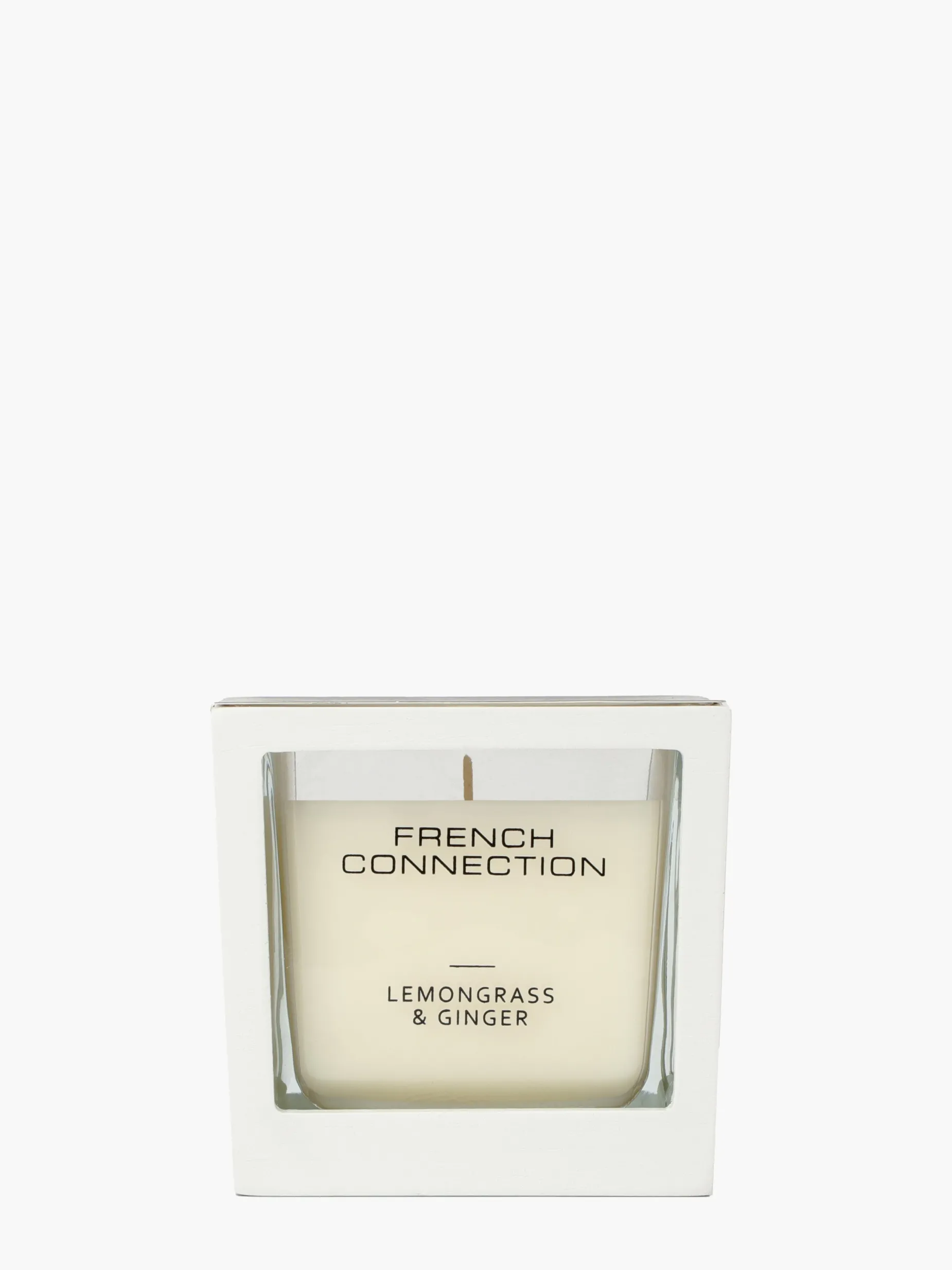 French Connection Home Accessories-Lemongrass & Ginger Signature 200g Candle