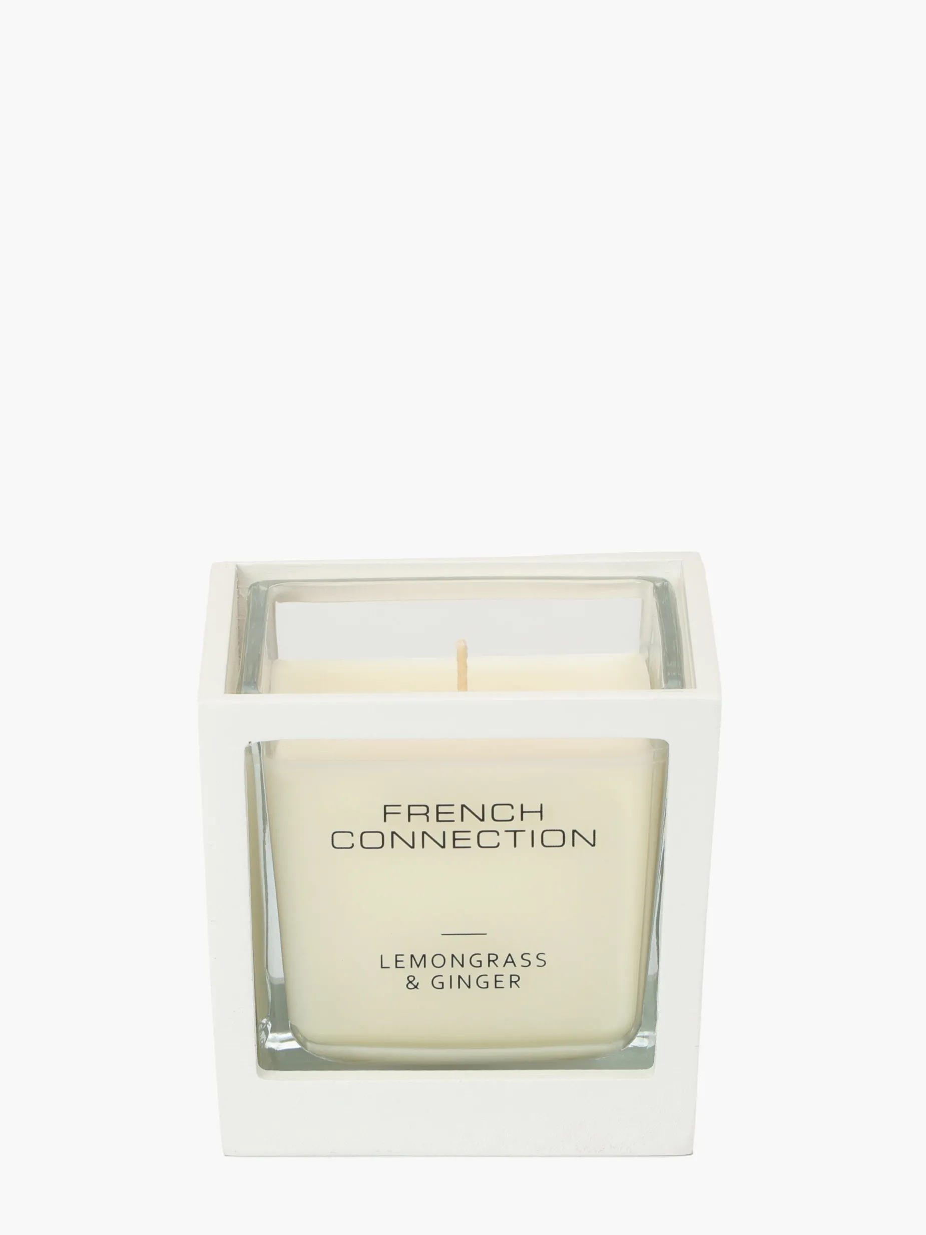French Connection Home Accessories-Lemongrass & Ginger Signature 200g Candle