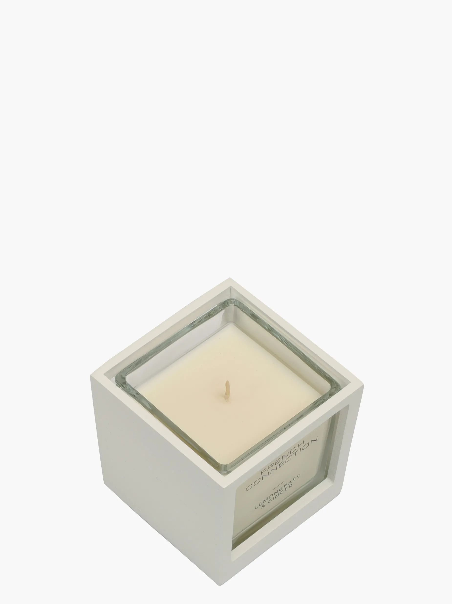 French Connection Home Accessories-Lemongrass & Ginger Signature 200g Candle