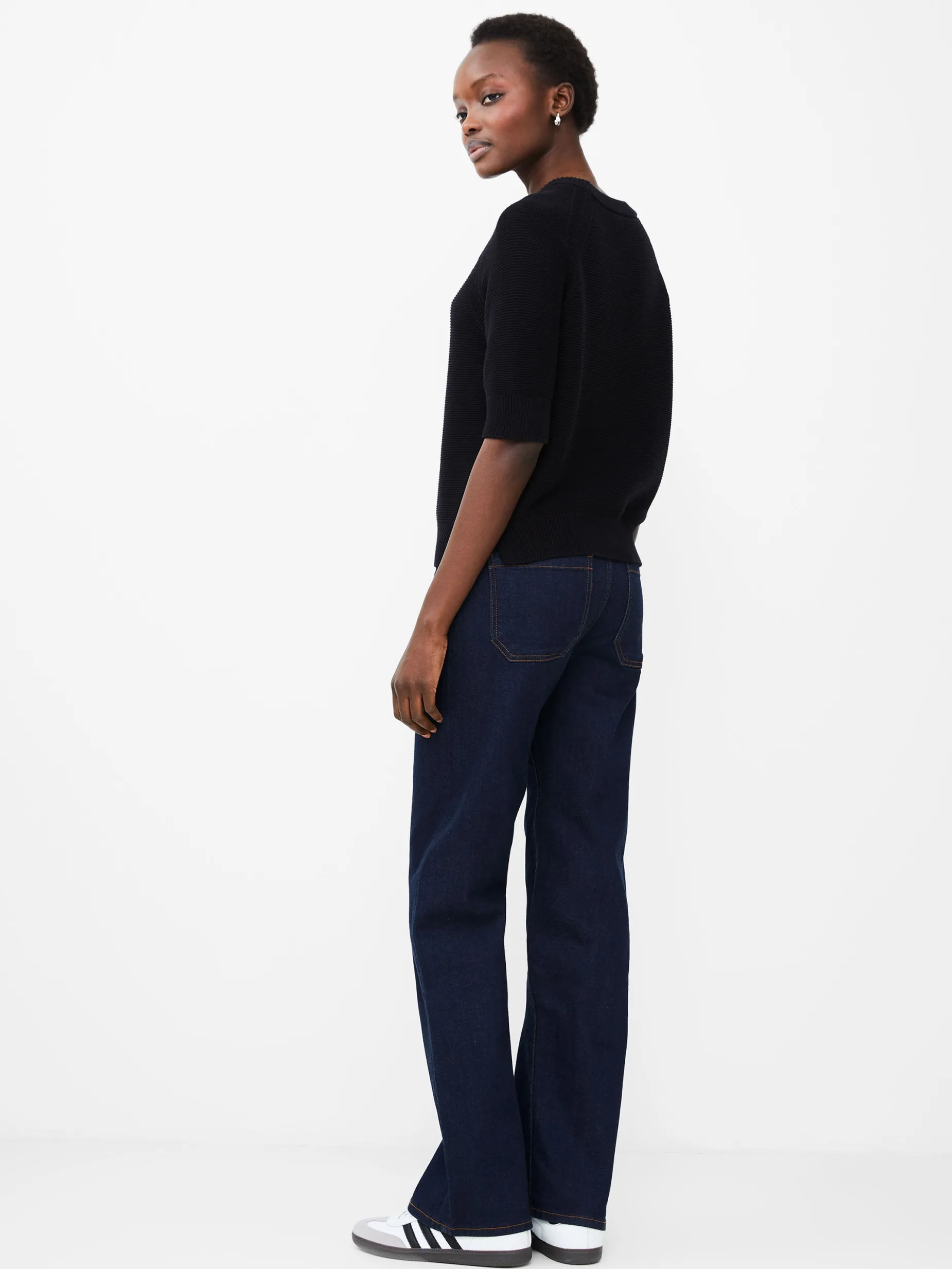 French Connection Jumpers & Cardigans-Lily Mozart Short Sleeve Jumper