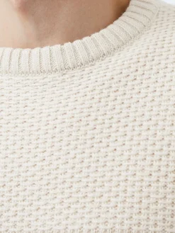 French Connection Knitwear-Link Stitch Crew Neck Jumper