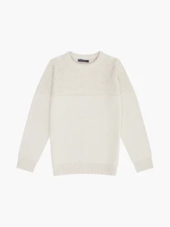 French Connection Knitwear-Link Stitch Crew Neck Jumper