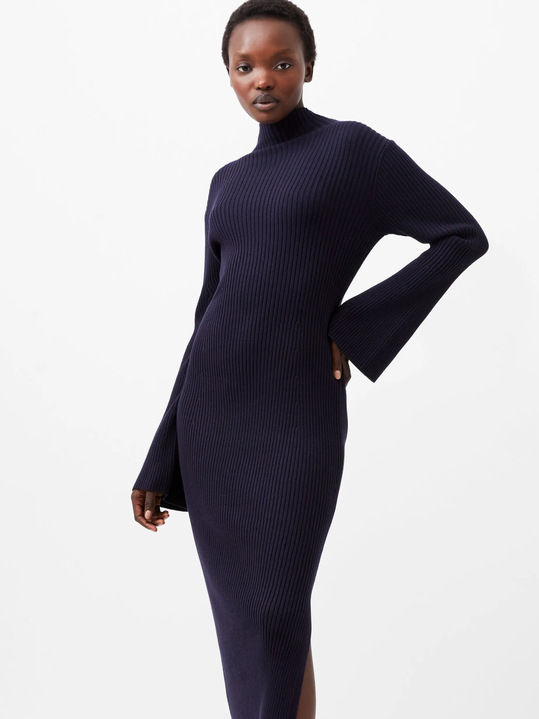French Connection Dresses|Maxi Dresses-Lolly Mari Flare Sleeve Knit Dress