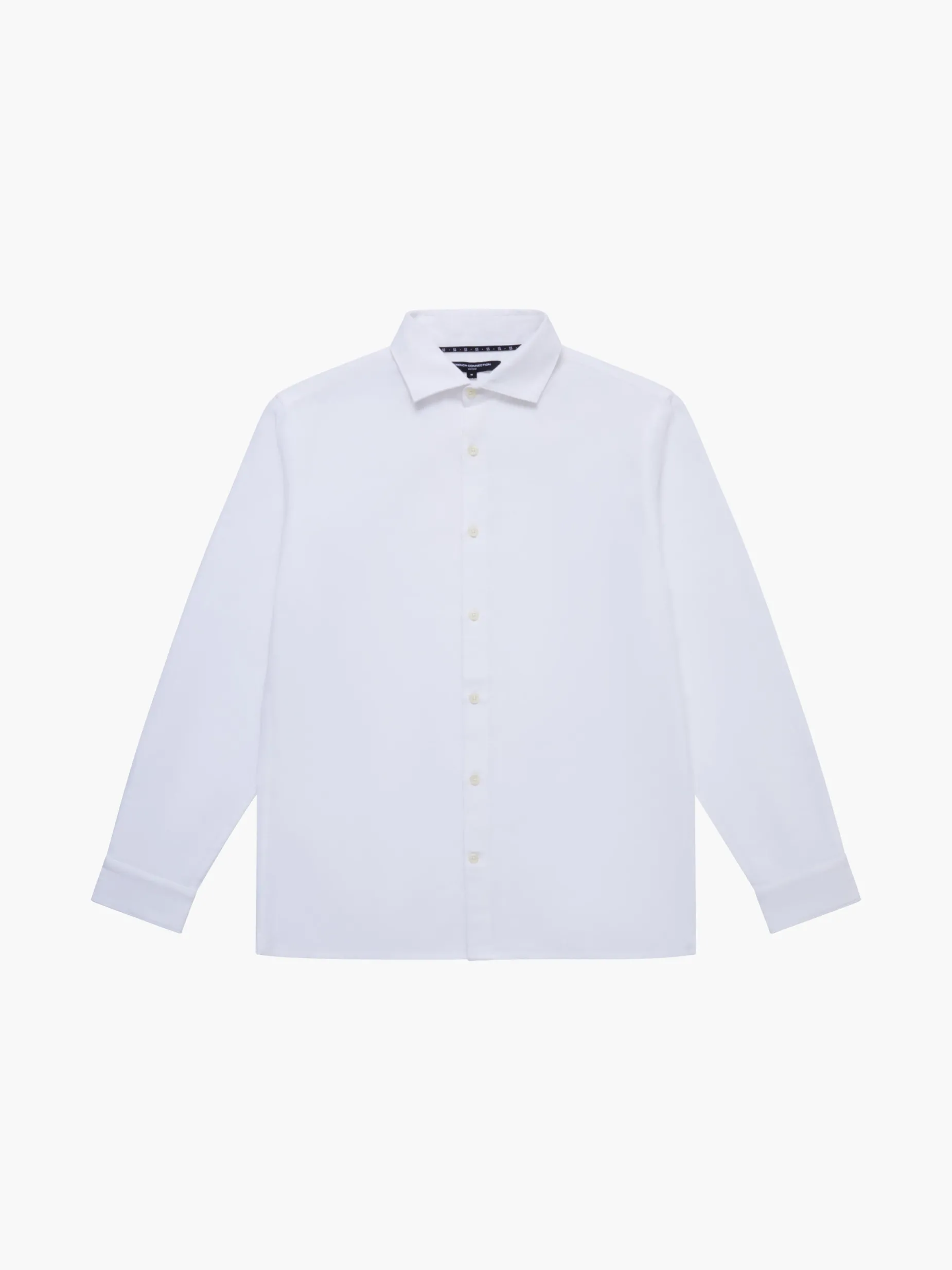 French Connection Shirts-Long Sleeve Linen Blend Shirt