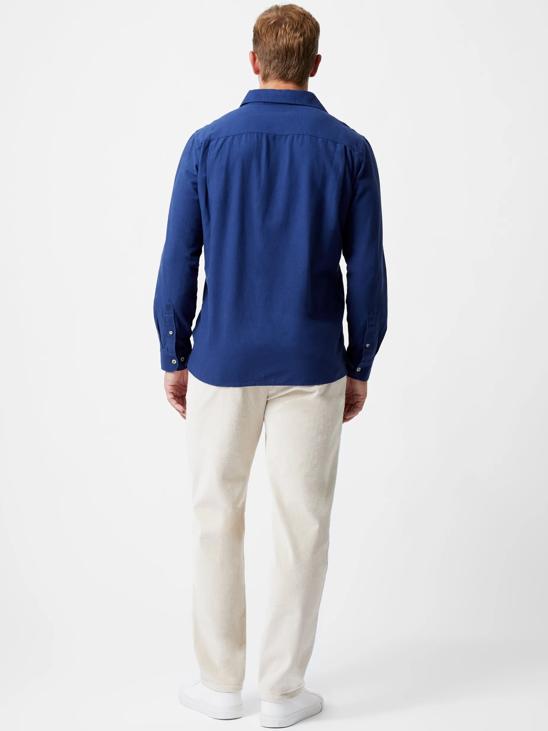 French Connection Shirts-Long Sleeve Linen Blend Shirt