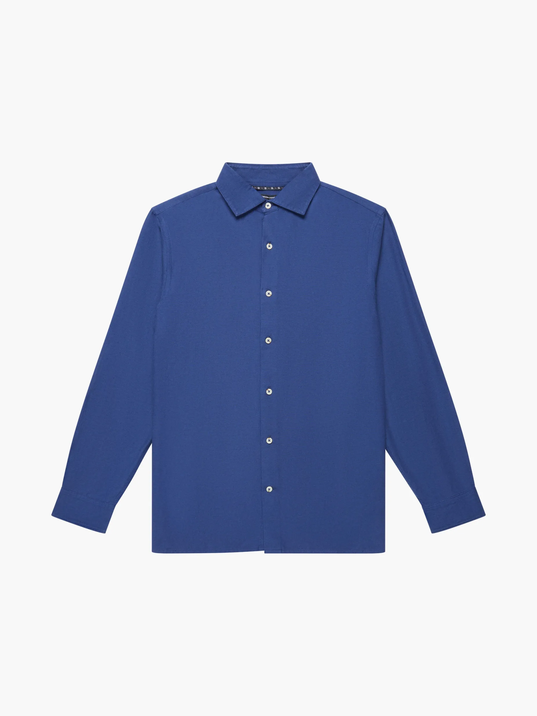French Connection Shirts-Long Sleeve Linen Blend Shirt