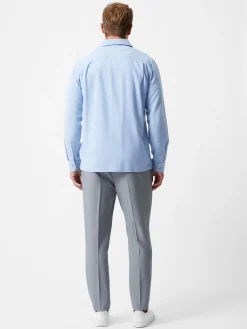 French Connection Shirts-Long Sleeve Linen Blend Shirt