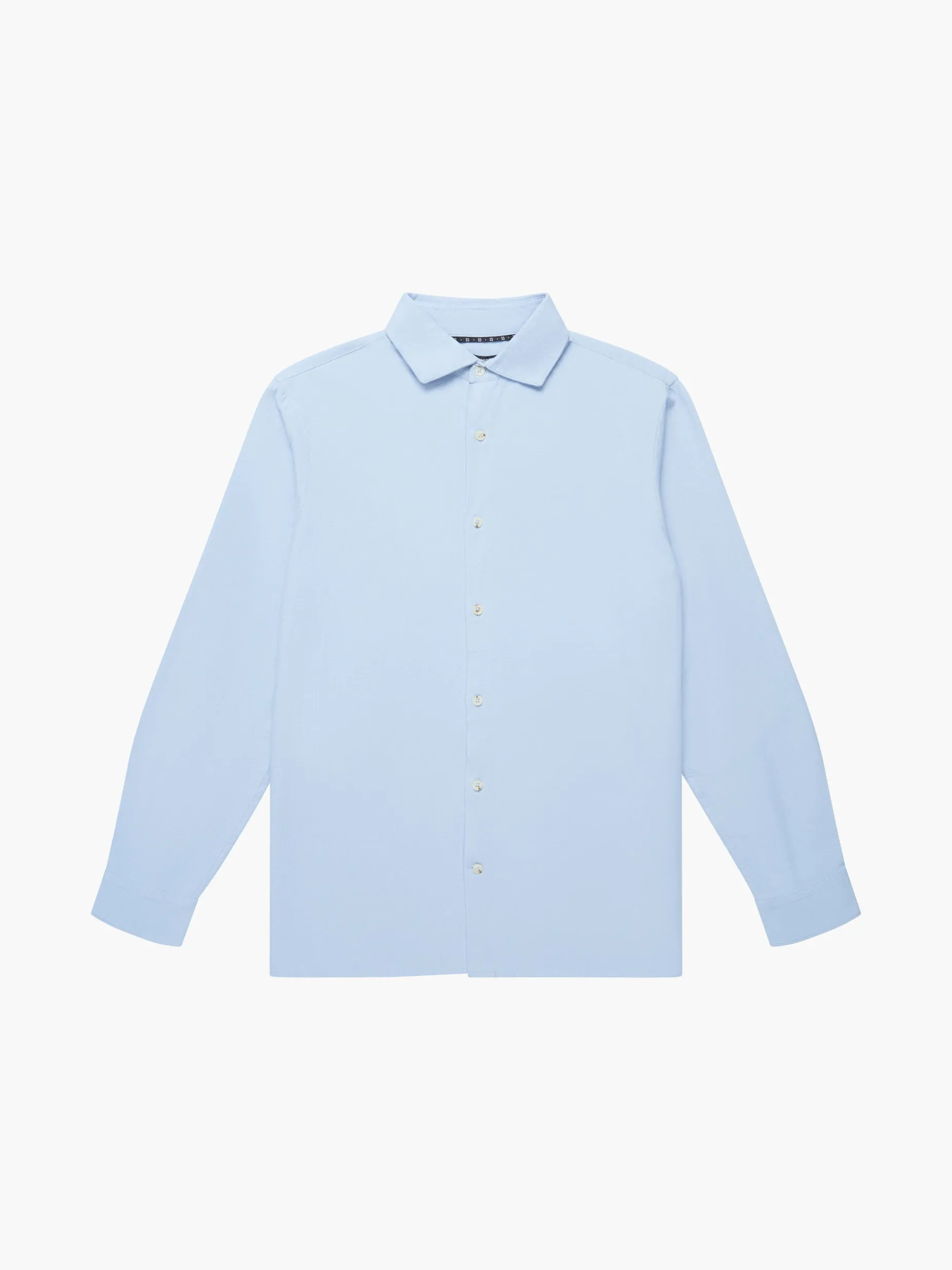 French Connection Shirts-Long Sleeve Linen Blend Shirt