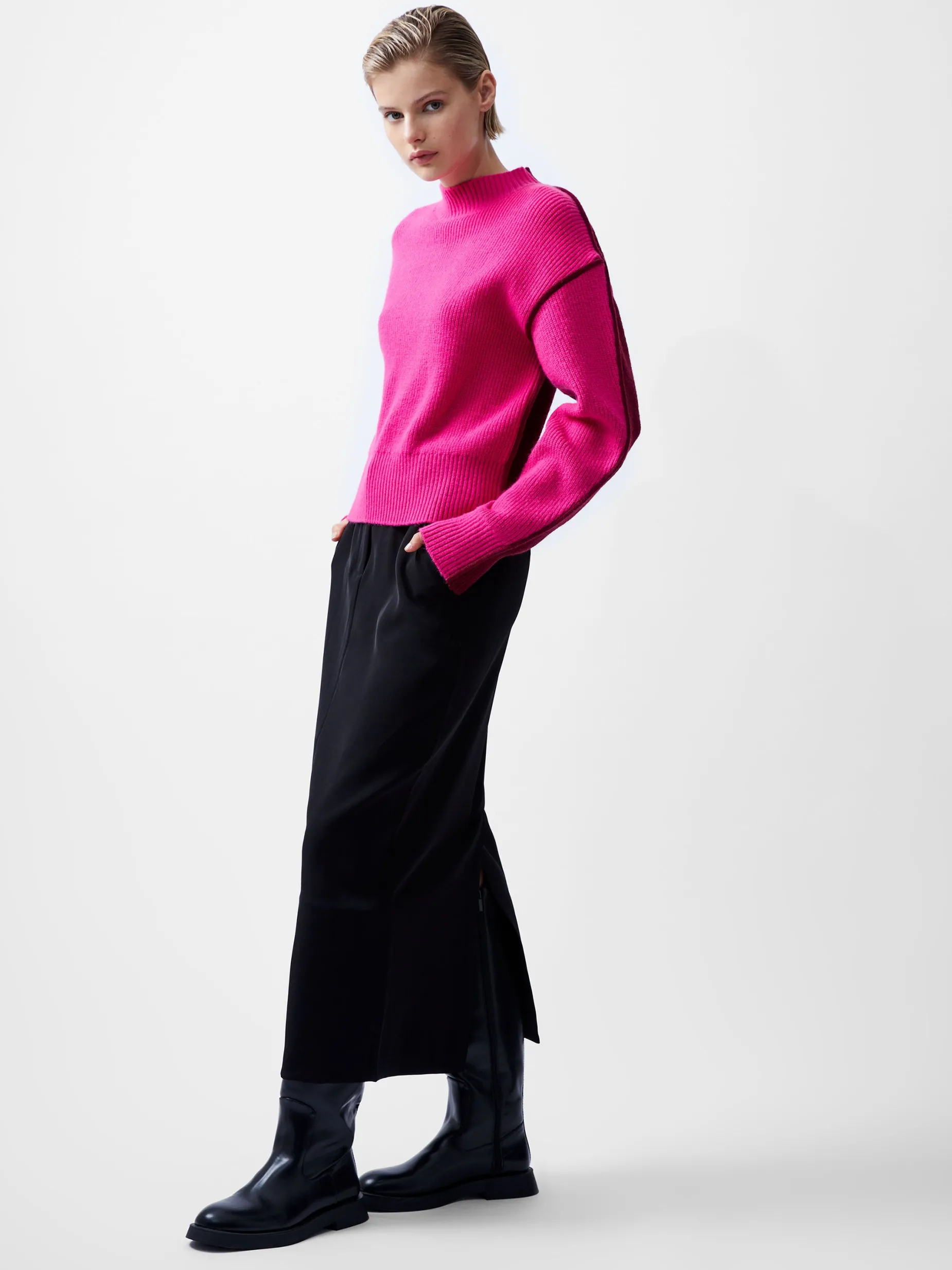 French Connection Jumpers & Cardigans-Lorena High Neck Jumper