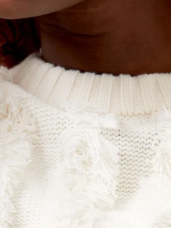 French Connection Jumpers & Cardigans-Malika Fringed Jumper