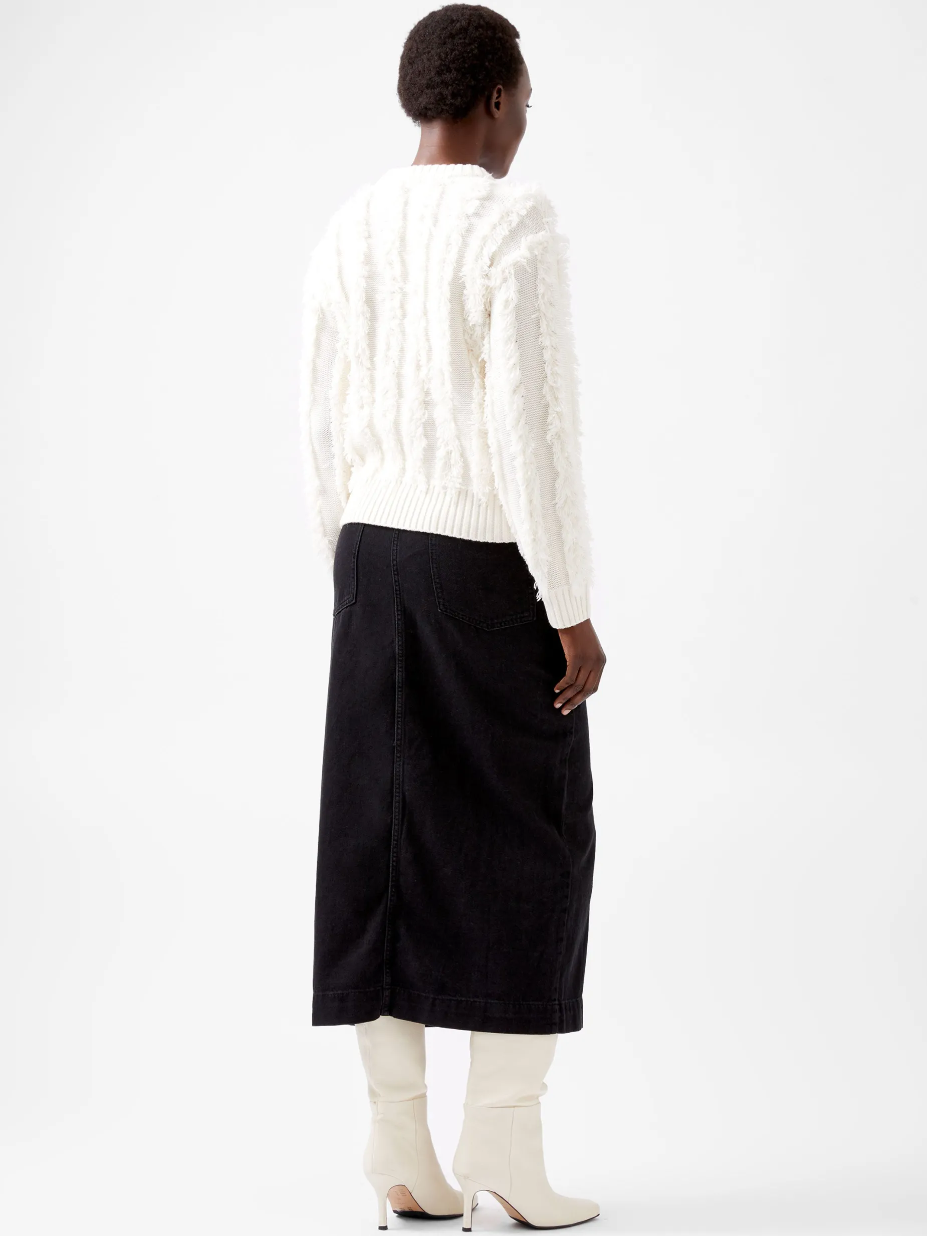 French Connection Jumpers & Cardigans-Malika Fringed Jumper
