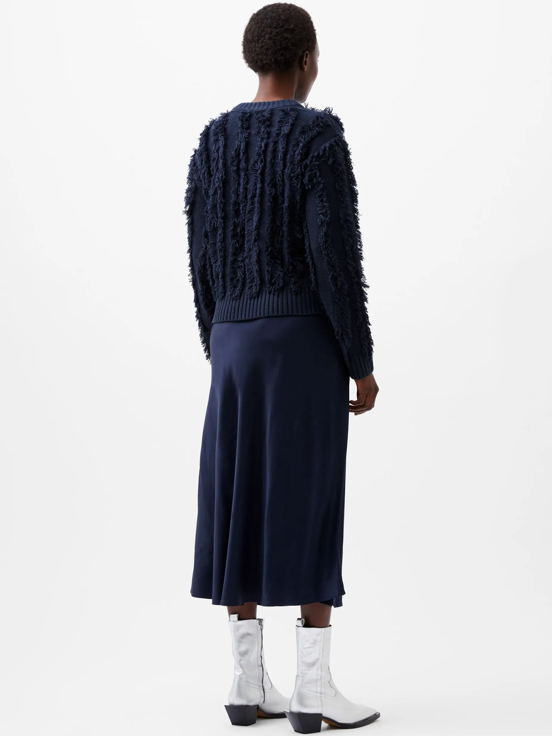 French Connection Jumpers & Cardigans-Malika Fringed Jumper
