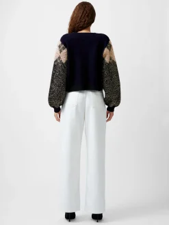 French Connection Jumpers & Cardigans-Mavis Argyle Tinsel Long Sleeve Cardigan