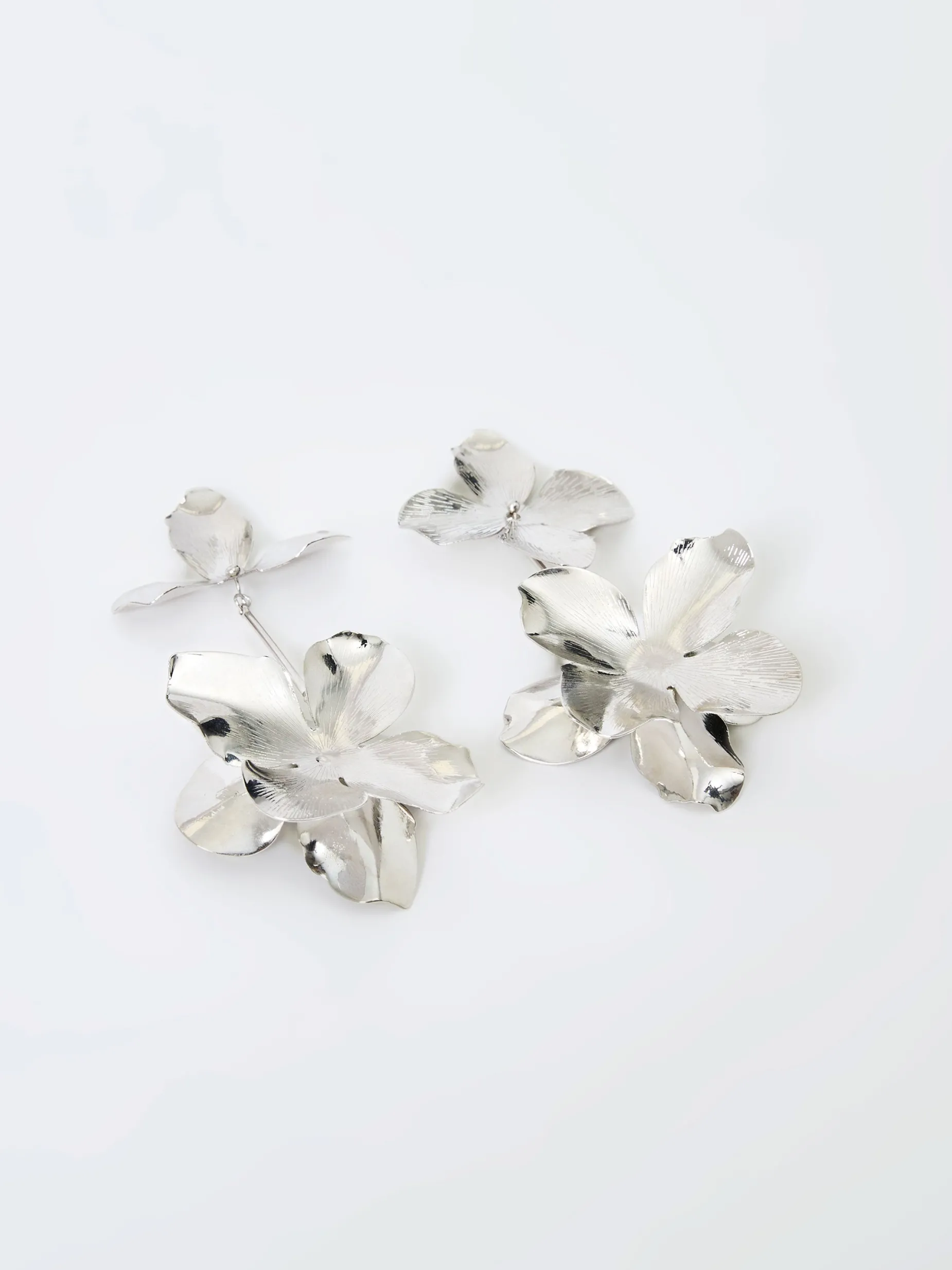 Women French Connection Jewellery|Jewellery-Metal Floral Drop Earrings