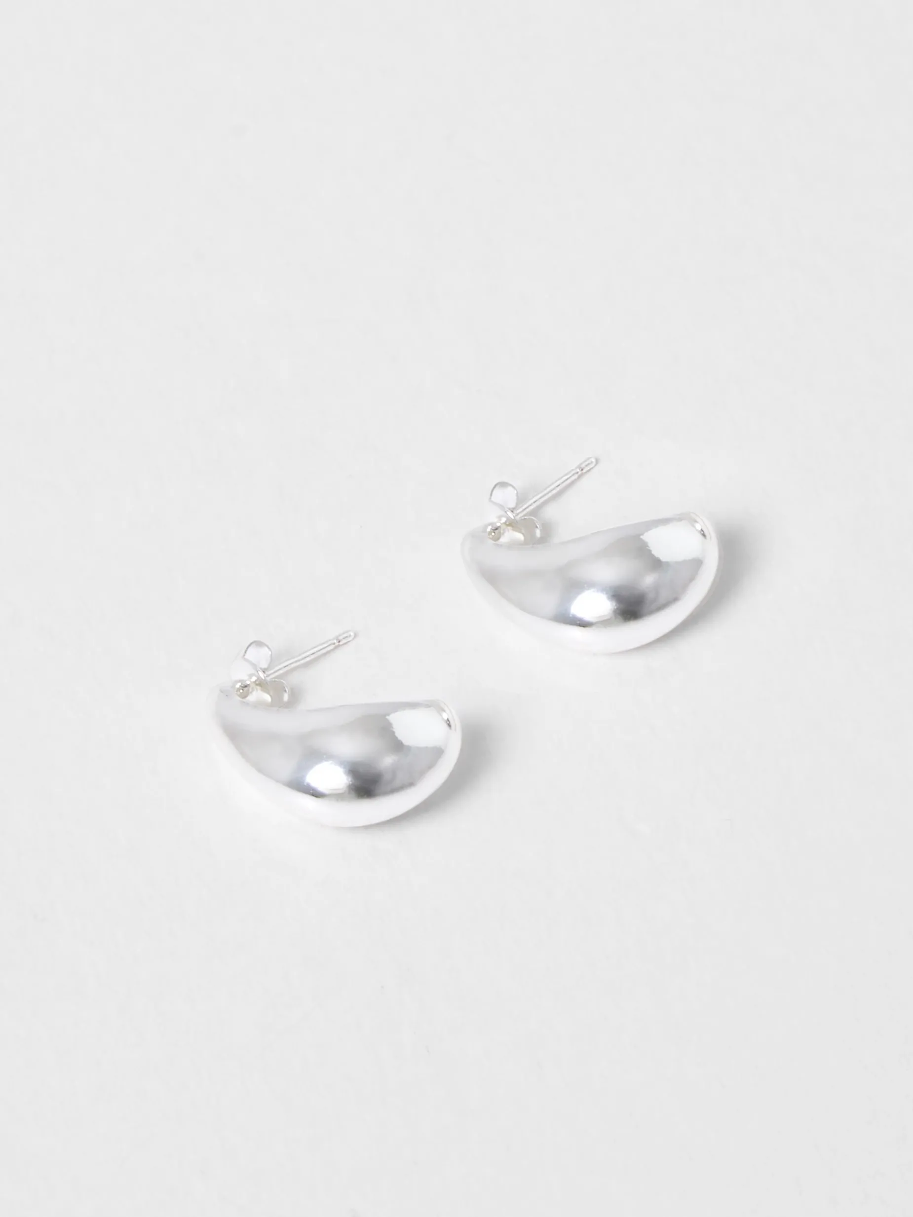 Women French Connection Jewellery|Jewellery-Metal Half Hoop Earrings