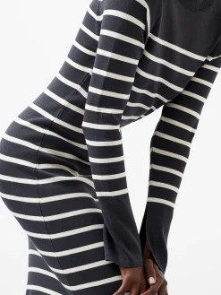 French Connection Dresses|Midi Dresses-Milena Striped Knit Midi Dress
