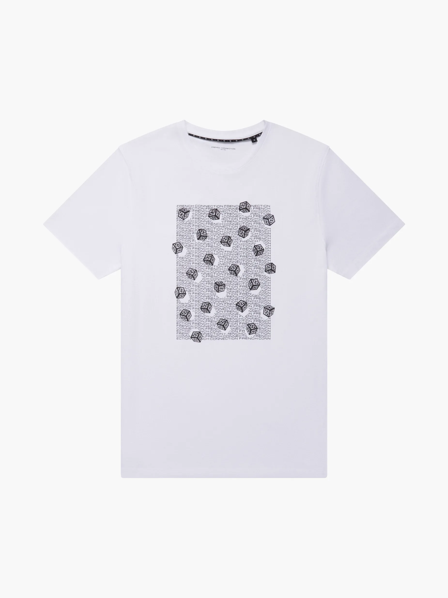 French Connection T-Shirts & Polo Shirts-Mini Dice Organic Graphic T-Shirt