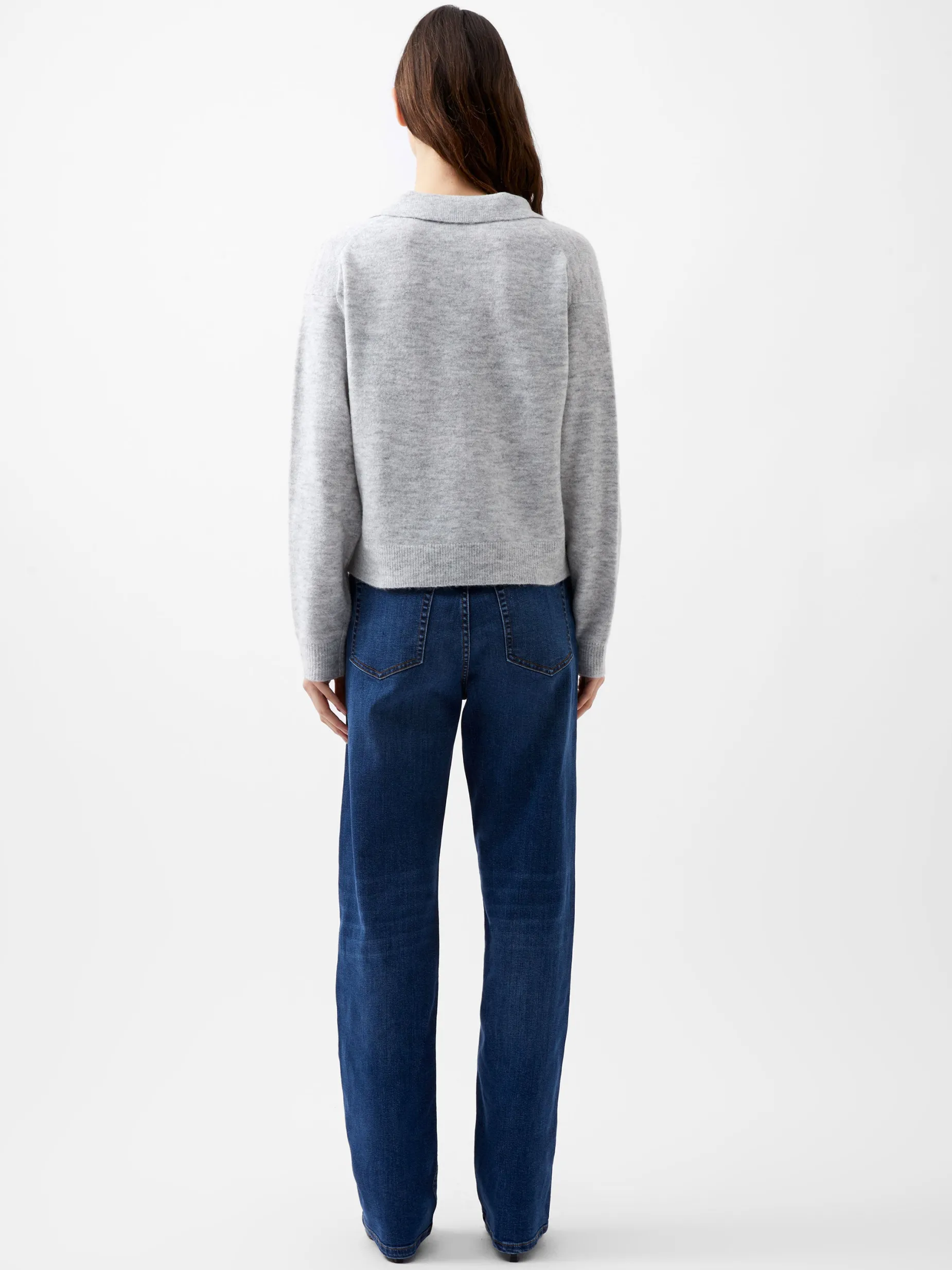 French Connection Jumpers & Cardigans-Morena Recycled Collar Jumper