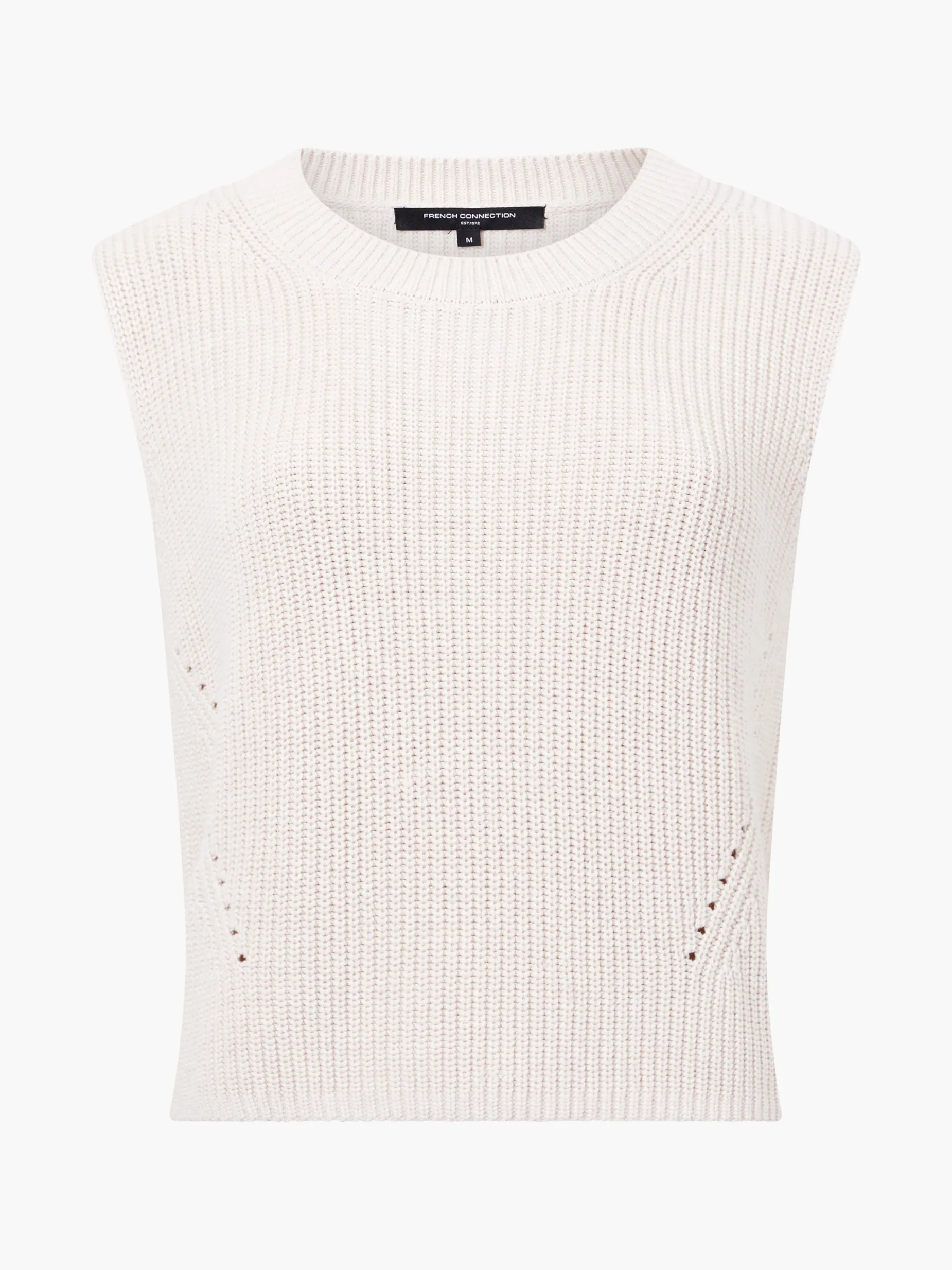 French Connection Jumpers & Cardigans-Mozart Knit Crew Neck Sleeveless Vest