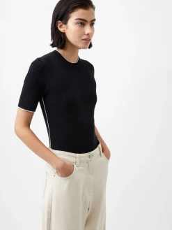 French Connection Jumpers & Cardigans-Mozza Short Sleeve Jumper