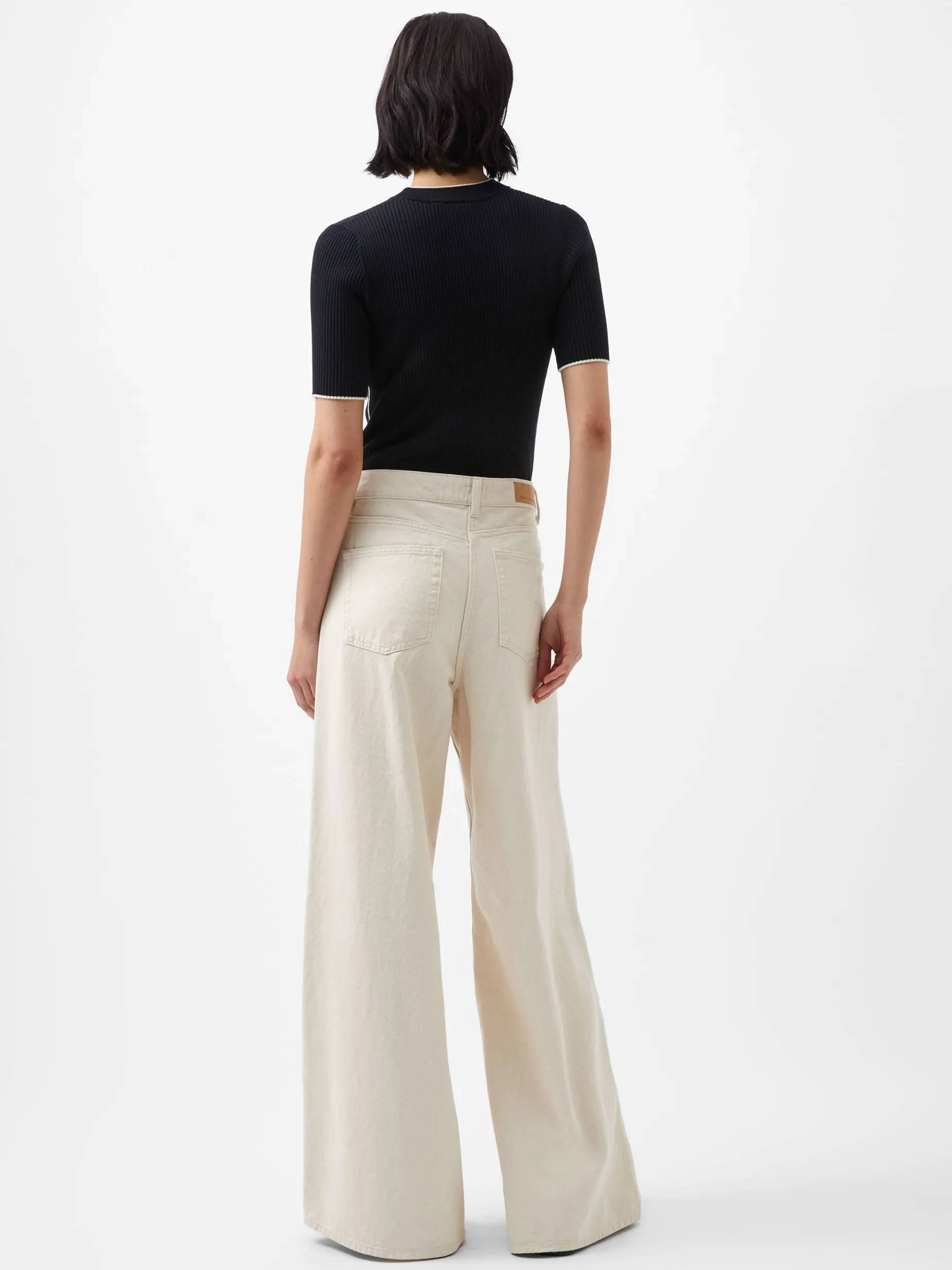 French Connection Jumpers & Cardigans-Mozza Short Sleeve Jumper
