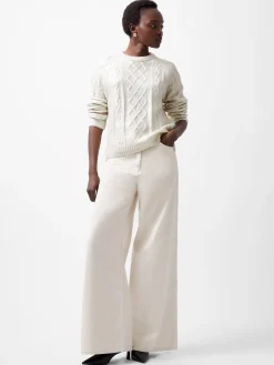 French Connection Jumpers & Cardigans-Otilia Foil Cable Knit Jumper