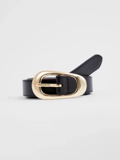 French Connection Belts-Oyster Buckle Belt