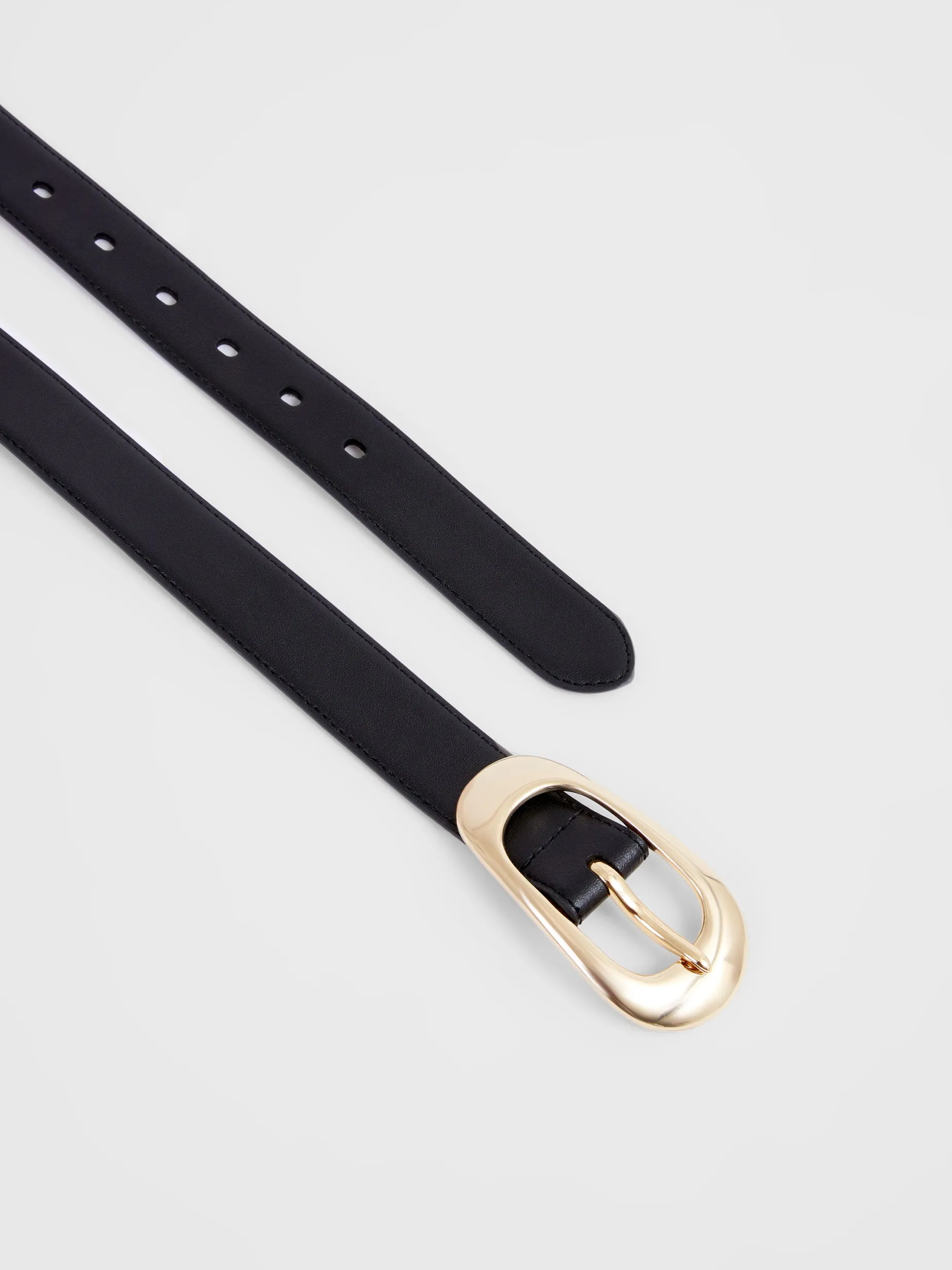 French Connection Belts-Oyster Buckle Belt