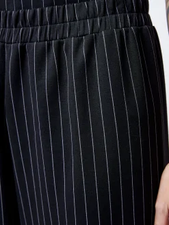 French Connection Trousers|Co-Ords-Regina Jersey Pinstripe Wide Leg Trousers