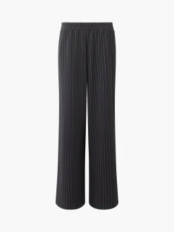 French Connection Trousers|Co-Ords-Regina Jersey Pinstripe Wide Leg Trousers