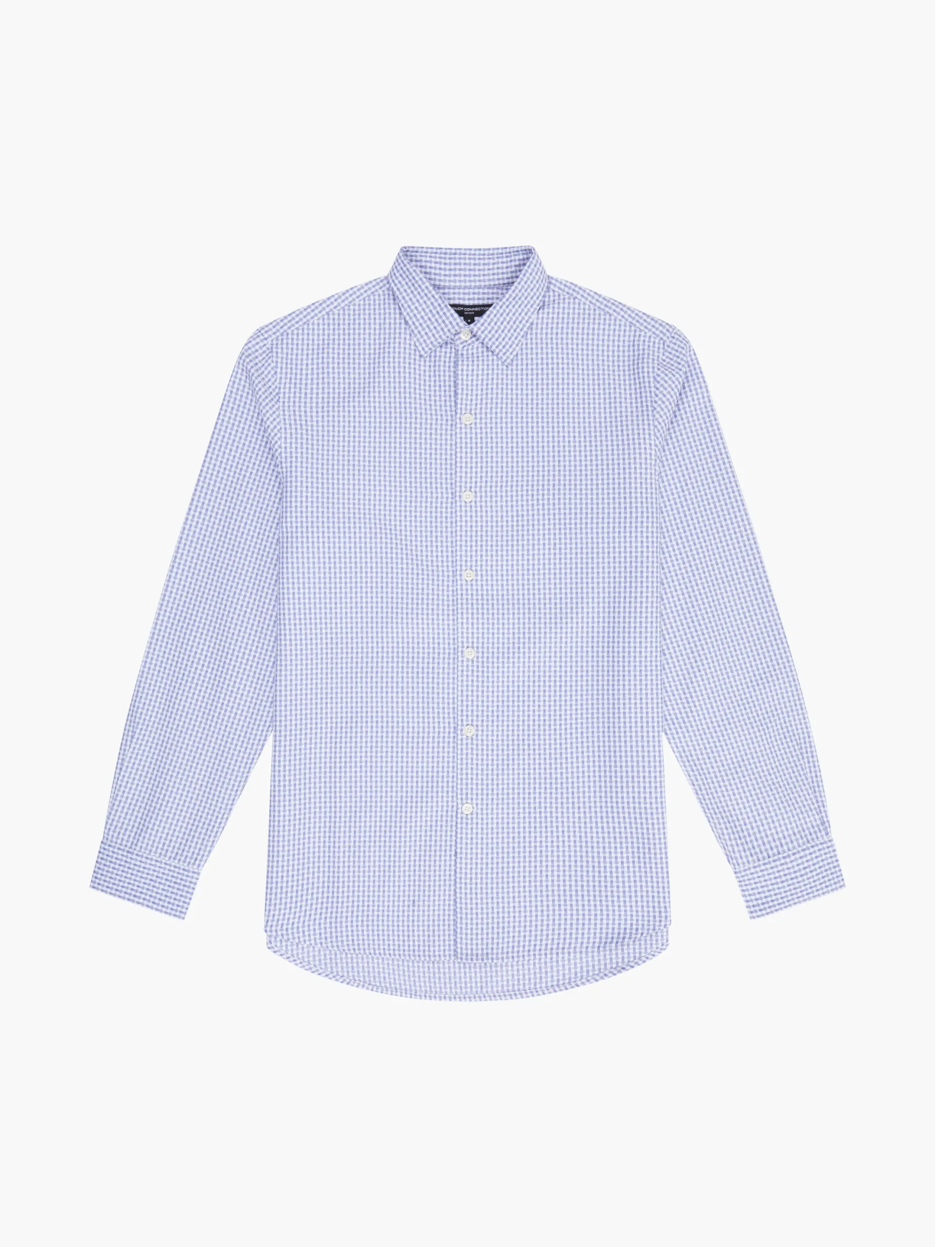 French Connection Shirts-Regular Fit Classic Collar Check Shirt