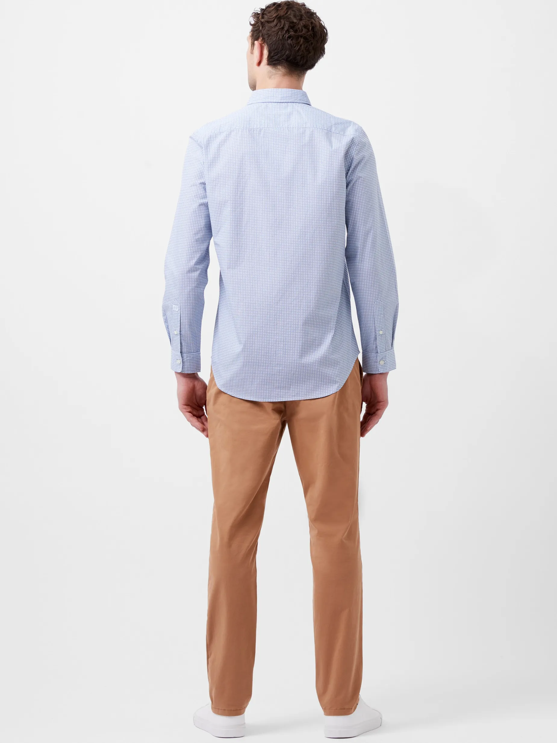 French Connection Shirts-Regular Fit Classic Collar Geo Floral Shirt