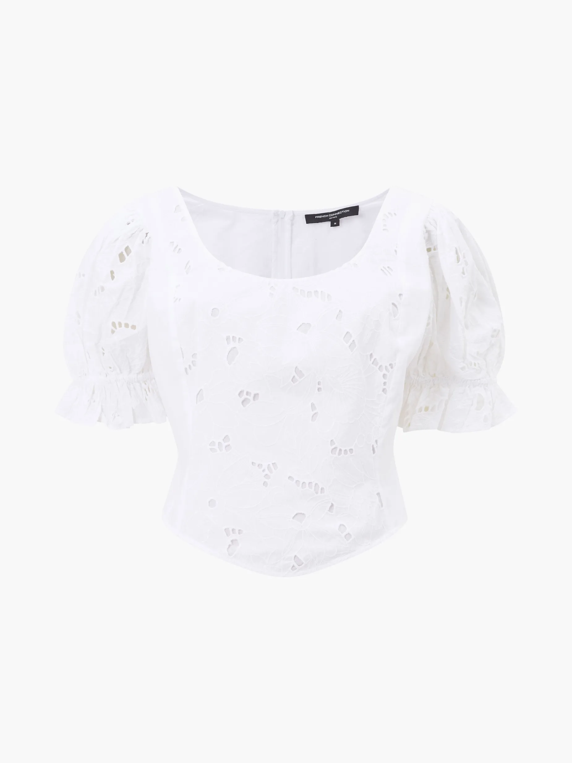 French Connection Co-Ords-Rhodes Cotton Embroidered Top