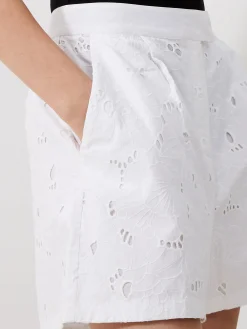 French Connection Co-Ords-Rhodes Cotton Embroidered Shorts