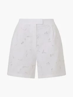 French Connection Co-Ords-Rhodes Cotton Embroidered Shorts