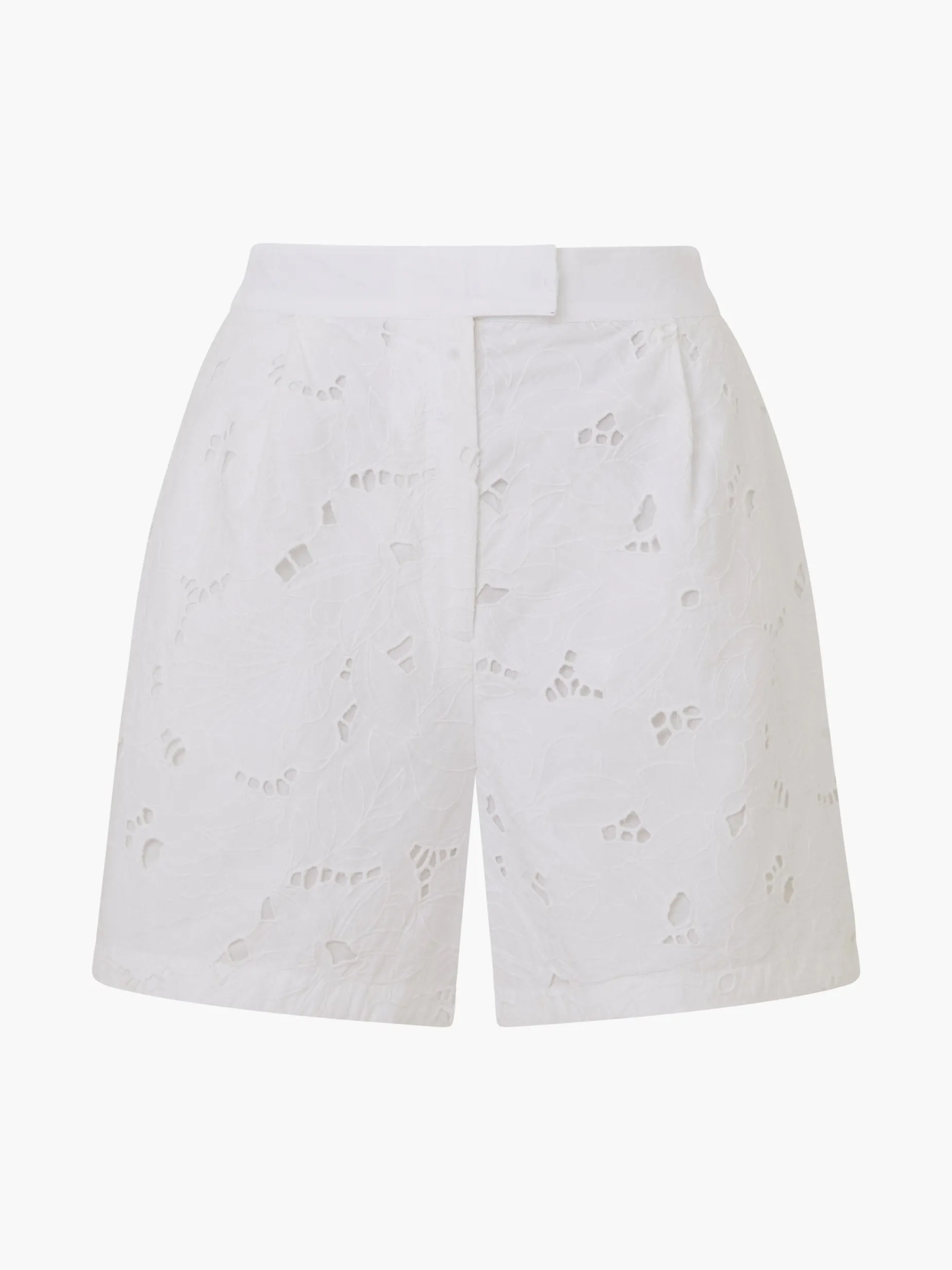 French Connection Co-Ords-Rhodes Cotton Embroidered Shorts