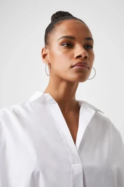 French Connection Shirts-Rhodes Poplin Popover Shirt