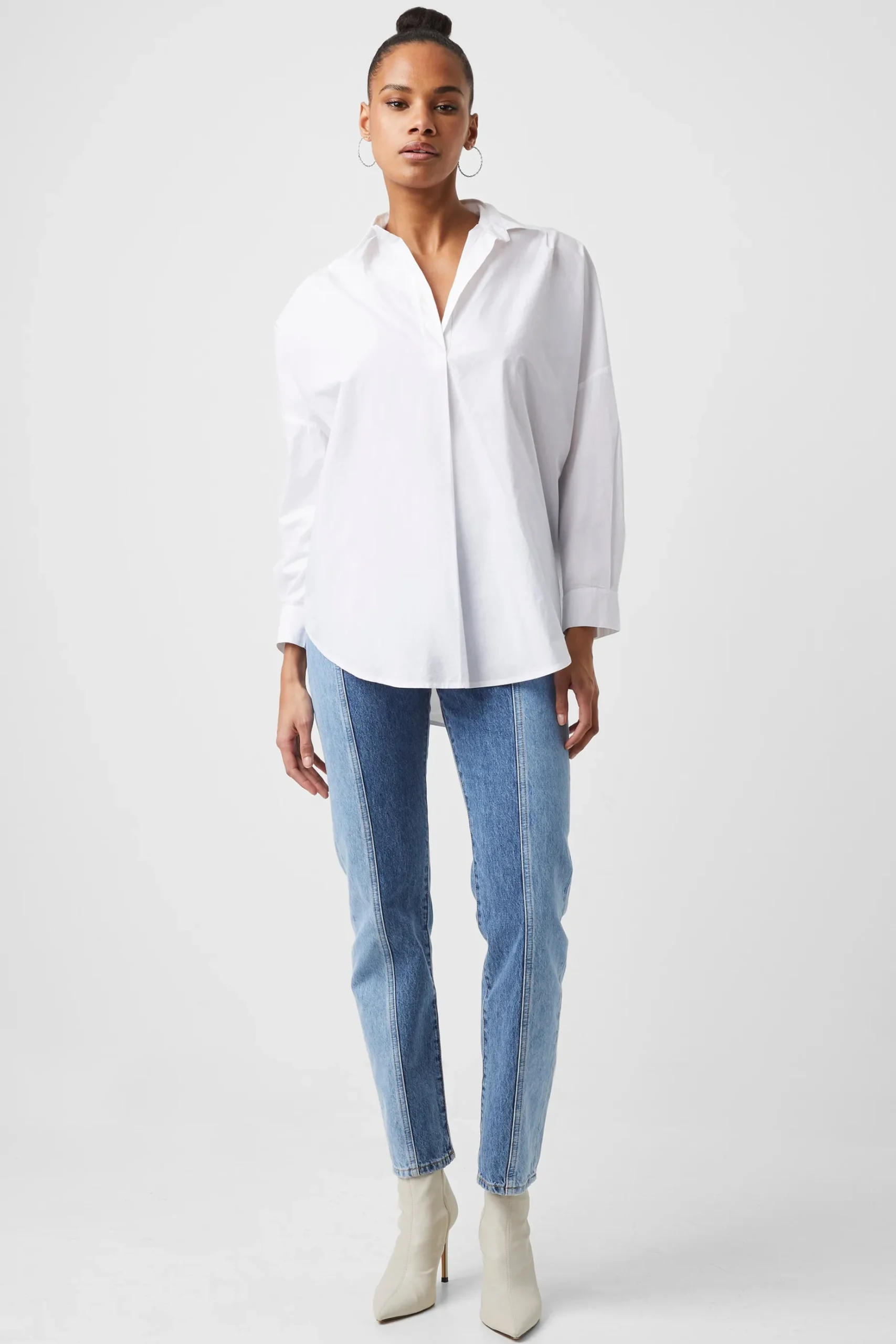 French Connection Shirts-Rhodes Poplin Popover Shirt
