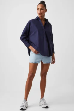French Connection Shirts-Rhodes Poplin Popover Shirt