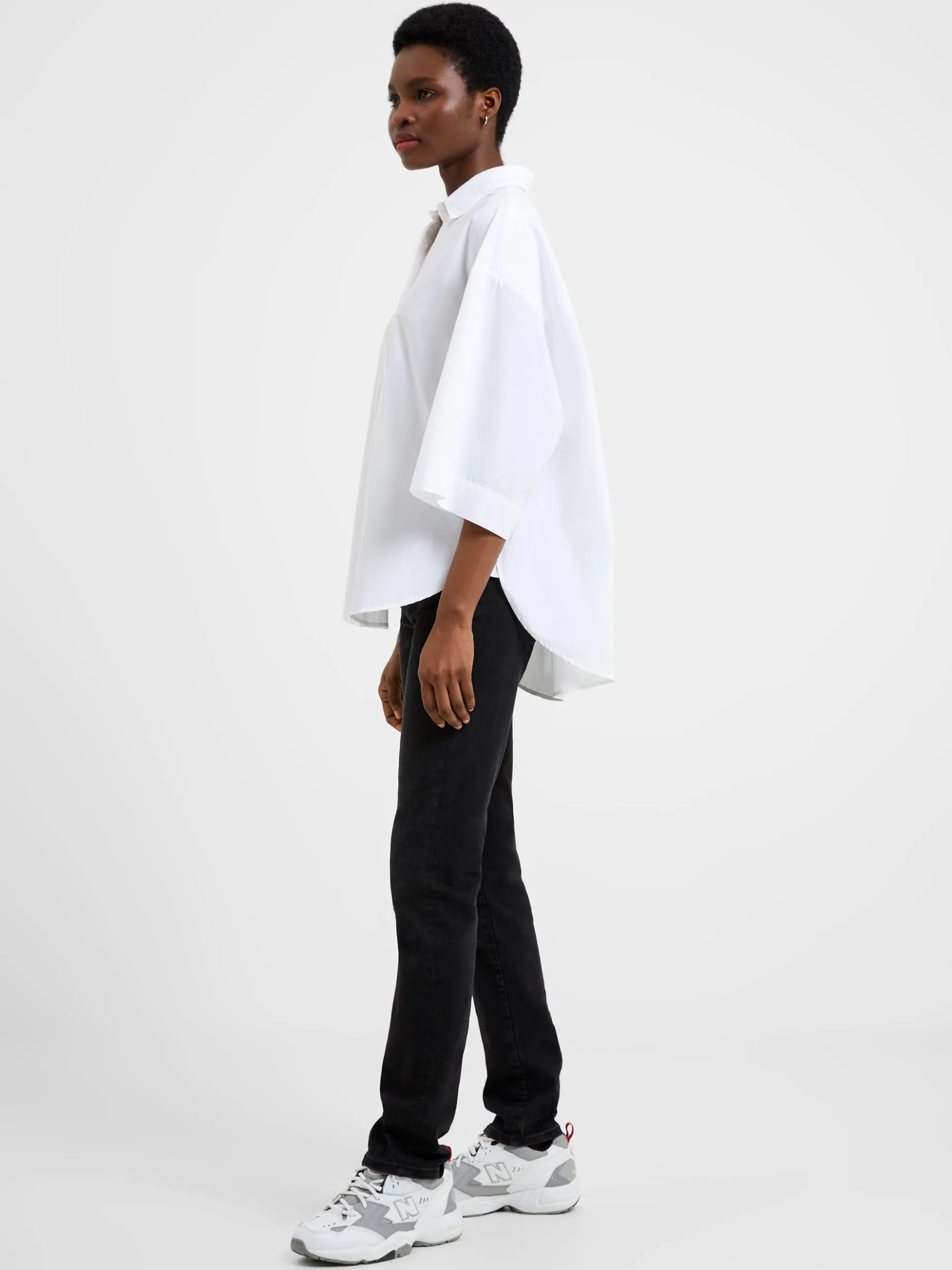 French Connection Tops|Shirts-Rhodes Poplin Popover Shirt