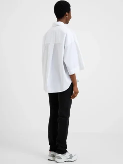 French Connection Tops|Shirts-Rhodes Poplin Popover Shirt