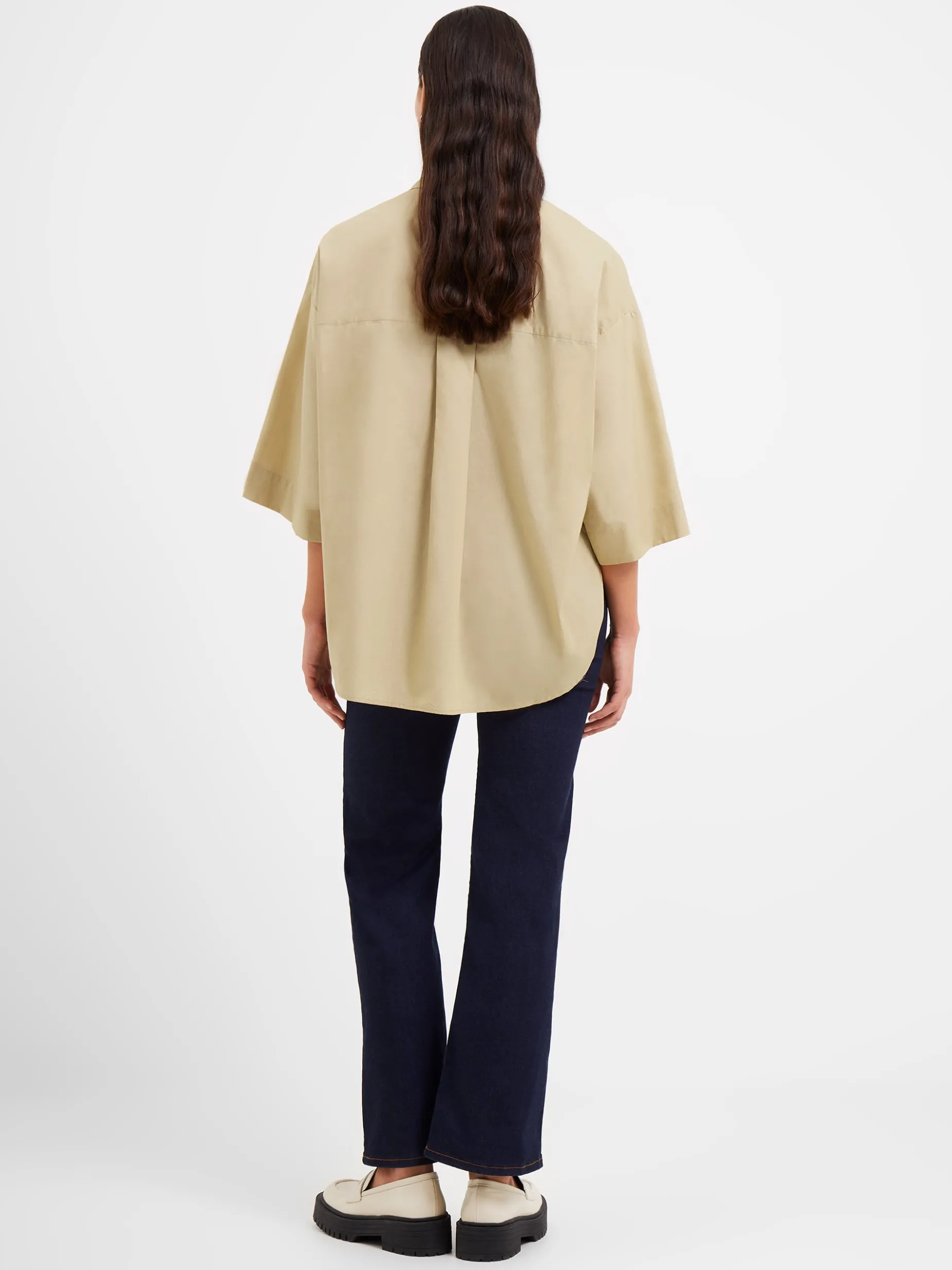 French Connection Tops|Shirts-Rhodes Poplin Popover Shirt