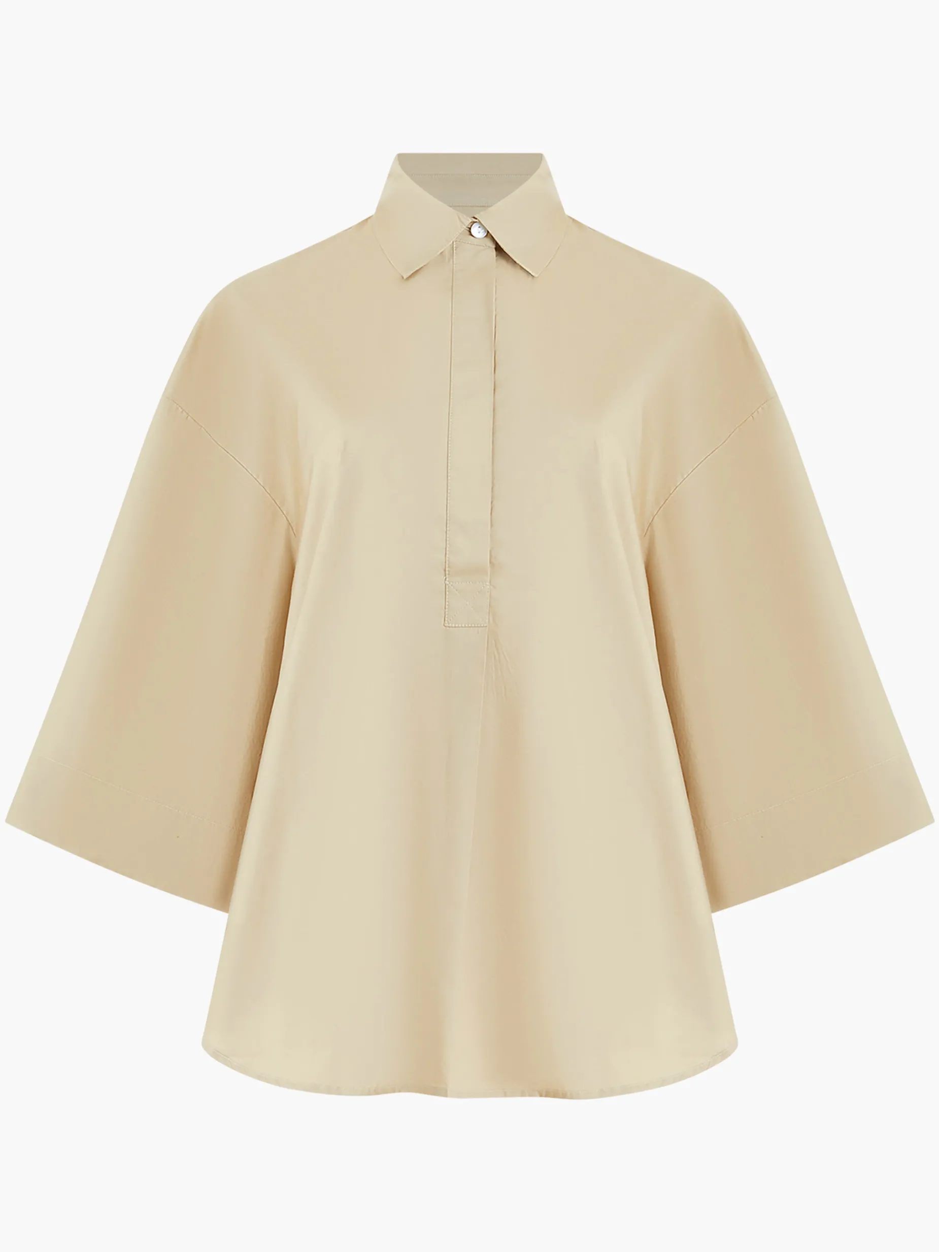 French Connection Tops|Shirts-Rhodes Poplin Popover Shirt