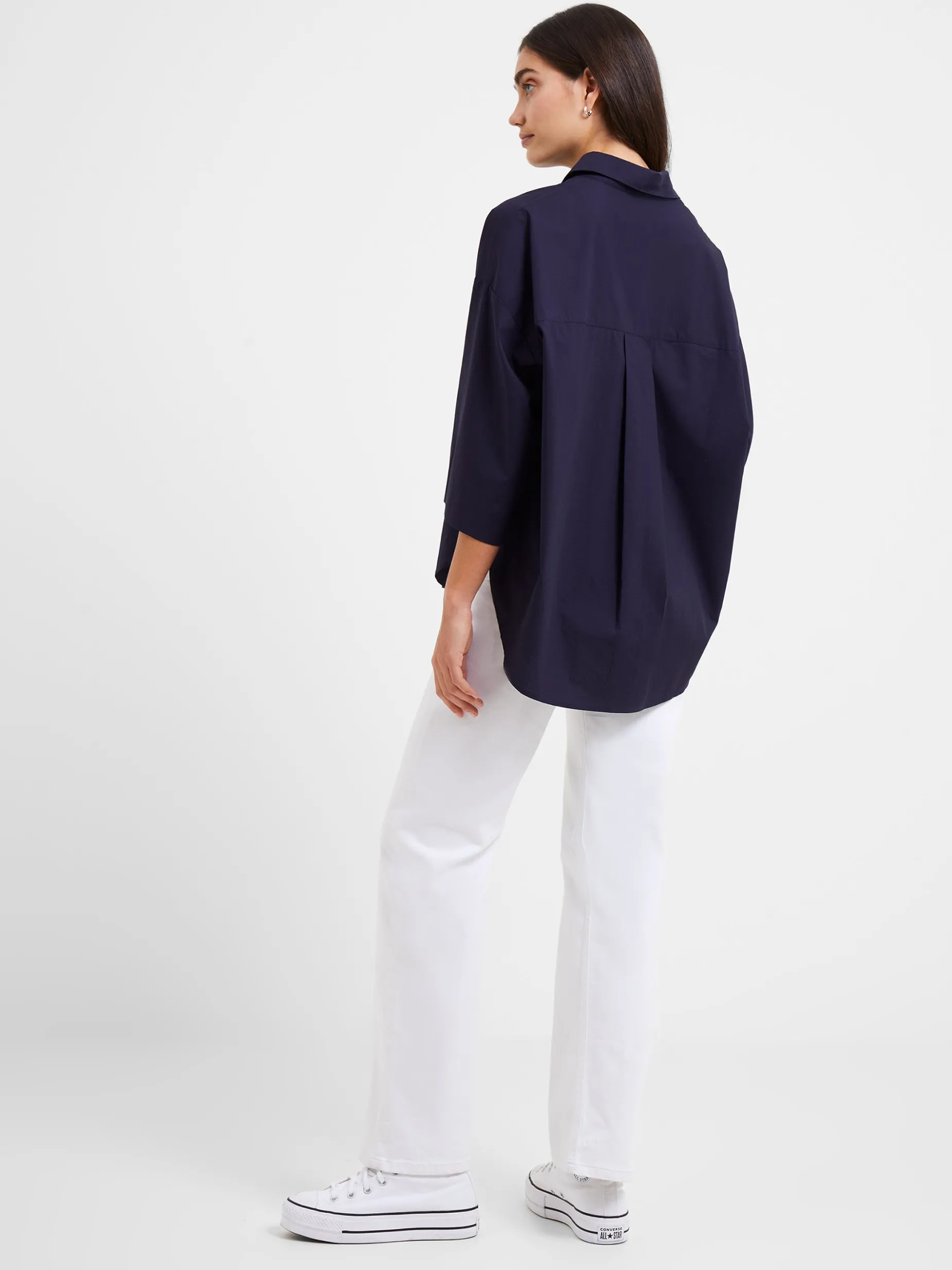 French Connection Tops|Shirts-Rhodes Poplin Popover Shirt